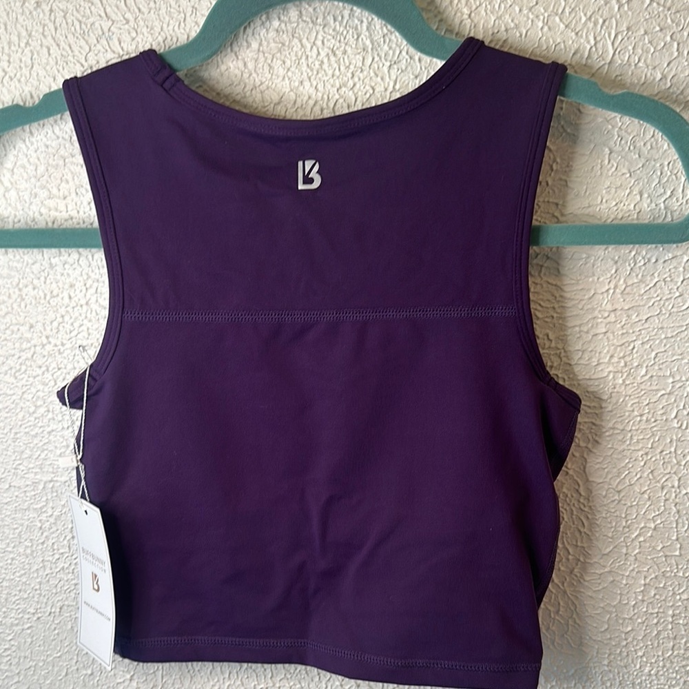 BuffBunny Purple Crop Top - Picture 2 of 8